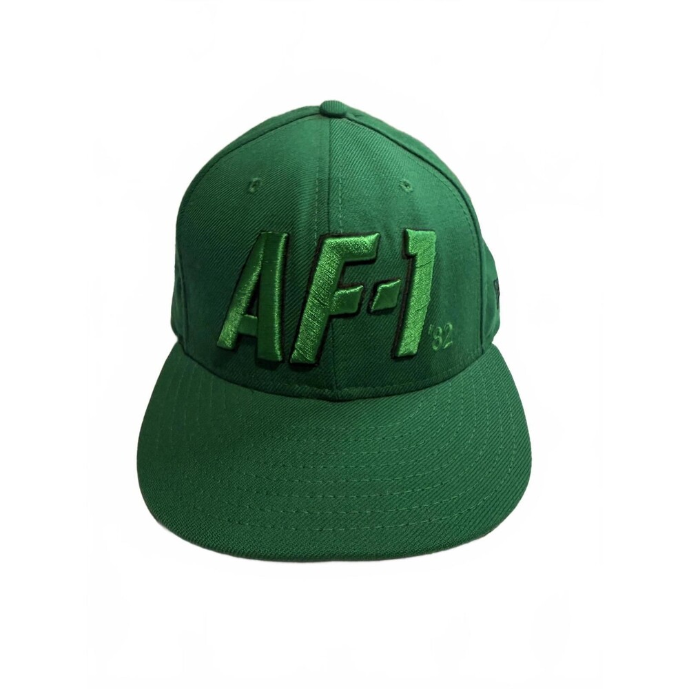 Nike Air Force 1 AF-1 Green 59FIFTY Fitted Hat Size 7 3/8